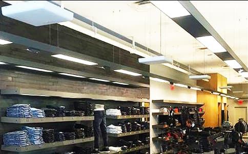 RFID不干膠標簽UT6997應用于服裝門店